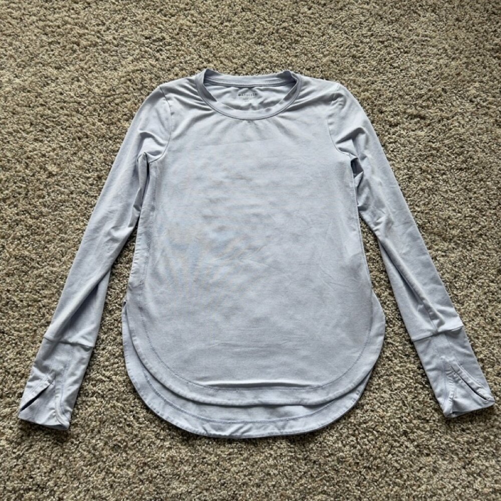 Athleta XXS Long Sleeve Top Light Purple